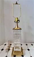 Vintage Dresden Crystal Lamp