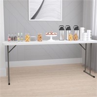 Flash Furniture Kathryn 6' Plastic Folding Table