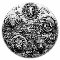 2023 1kg. Silver Big Five Africa Completer Coin