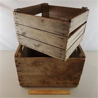 Vintage Crates Up to 18" L