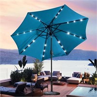 Sunnyglade 9' Solar Led Lighted Umbrella