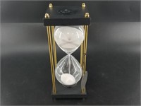 Hour glass sand timer about 10 1/8" tall in workin