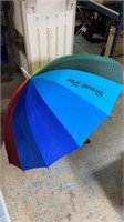 Colorful Beauty Tone Paint Advertising Umbrella