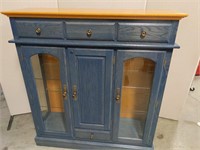 Canadel Glass Front Display/Wine Cabinet