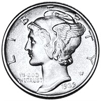 1939 Mercury Silver Dime UNCIRCULATED