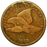1858 Flying Eagle Cent NICELY CIRCULATED
