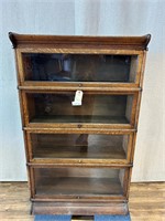 Antique Oak Lawyers Bookcase