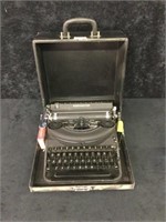Remington Typewriter with Case