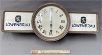 Löwenbräu Wall Clock Advertising