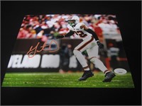 GRANT DELPIT SIGNED 8X10 PHOTO BROWNS JSA