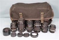 (5) Nikon Camera Lenses + 1 Sears