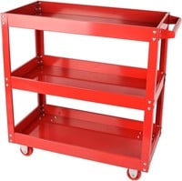 3 Shelf Commercial Tool Utility Cart with Wheels