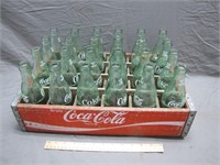Vintage Wooden Coca-Cola Crate Filled w/ Bottles
