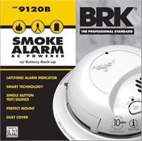 BRK Hard-Wired w/Battery Back-up Ionization Smoke/