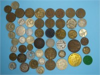 UNITED STATES, RUSSIAN & OTHER COINS & TOKENS