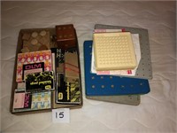Vintage Toy Peg Boards & Pegs