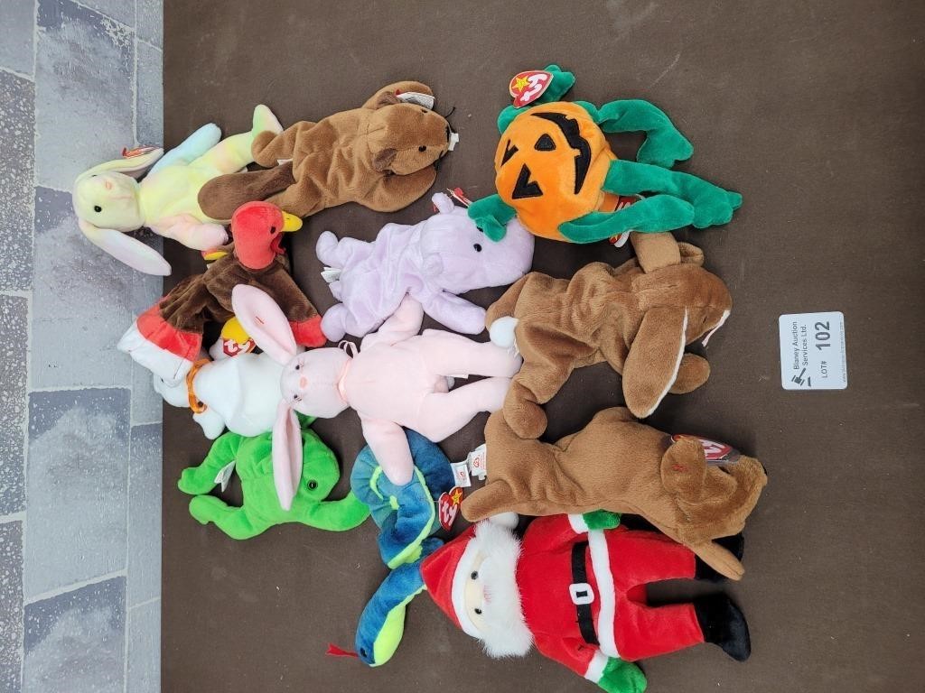 TY beanie babies plush toys