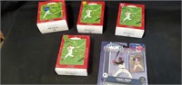 MLB Christmas Ornaments, Pokey Reese Figurines