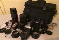 Minolta Maxxum camera group lot