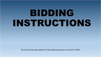 HOW TO REGISTER & BID: *Read, don’t bid here*