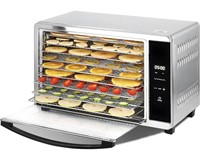 FOOD DEHYDRATOR WITH 9 STAINLESS STEEL TRAYS