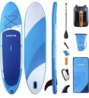 HAPFAN BLUE AND WHITE INFLATABLE STAND UP PADDLE