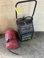 Cen-tech battery charger and air tank