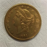 1888 S Twenty Dollar Gold Piece.