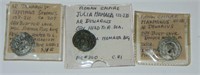 Roman Coin Lot of Three.inius