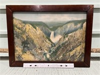 GRAND CANYON OF YELLOWSTONE FRAMED PICTURE