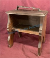 Antique shoeshine stool