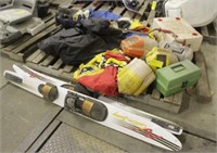 Pallet of Assorted Tubing Floats & Fishing Items