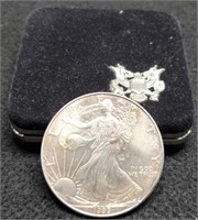 1999 Silver Eagle Toned w/ Case