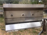 STAINLESS STEEL VENT HOOD WITH