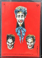 1989 Topps Batman's The Joker Faces Sticker #9