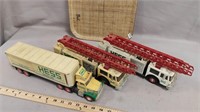 3 Old Hess Trucks