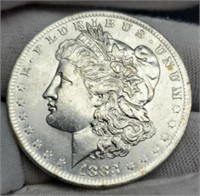 1883-O Morgan Silver Dollar XF