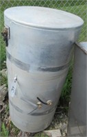 Aluminum fuel tank. Measures 45"T x 22" Diameter.