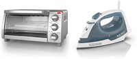 BLACK+DECKER Toaster Oven + Iron Combo