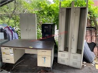 Steel Lockers, Desk, Cabinets, Hanging Furnace