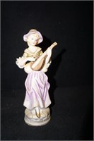 Young Lady Playing Lyre