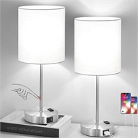Set of 2 Touch Control Table Lamps with