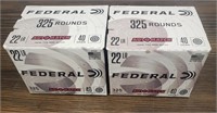 650 Rounds-- Federal 22 LR Ammunition