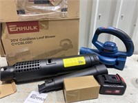 20V Cordless Leaf Blower With Battery & Charger