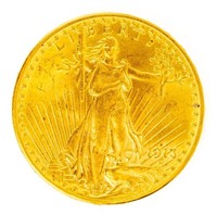 Coin 1913-D St. Gaudens $20 Gold in Brilliant Unc.