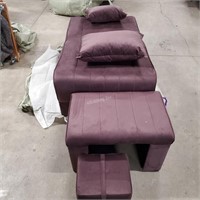 Plum Velvet spa chair/lounge