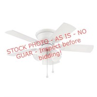 Centreville 42in White Flush Mount Ceiling Fan