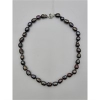 Natural Tahitian Pearl Necklace Natural Color