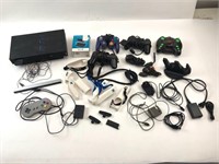 Assortment Of Video Game Accessories & PS2 Console