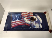 Alan Bean Signed Apollo 12 Poster
